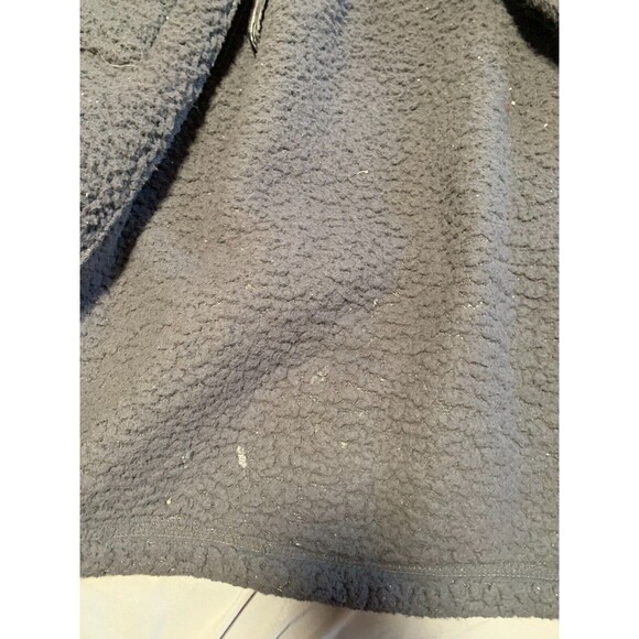 Pottery Barn Robe Unisex Small Charcoal Gray Cozy‎ Knit Long Sleeve Tie Waist - Picture 11 of 15